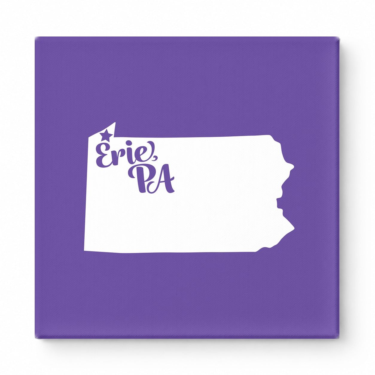 Home Sweet Erie — Pennsylvania State Silhouette
