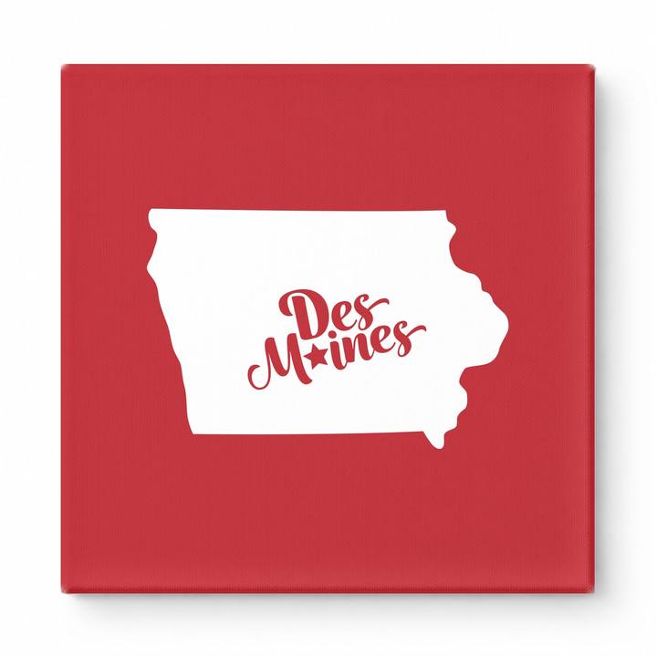 Home Sweet Des Moines — Iowa State Silhouette