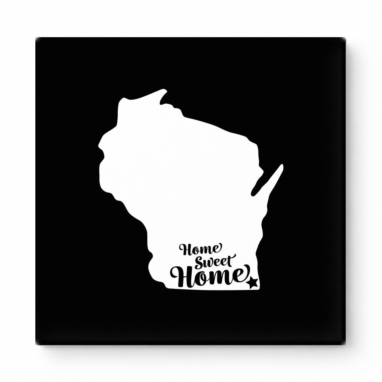 Home Sweet Milwaukee — Wisconsin State Silhouette