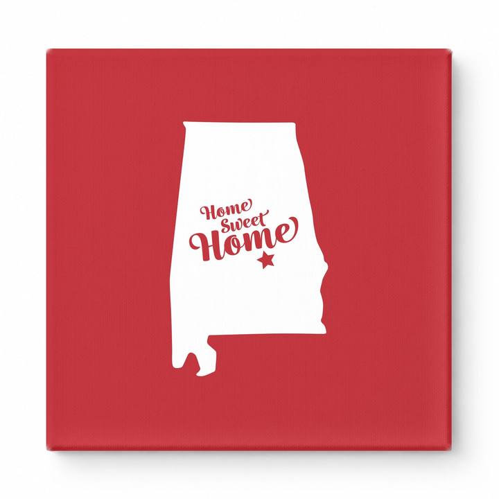 Home Sweet Montgomery — Alabama State Silhouette