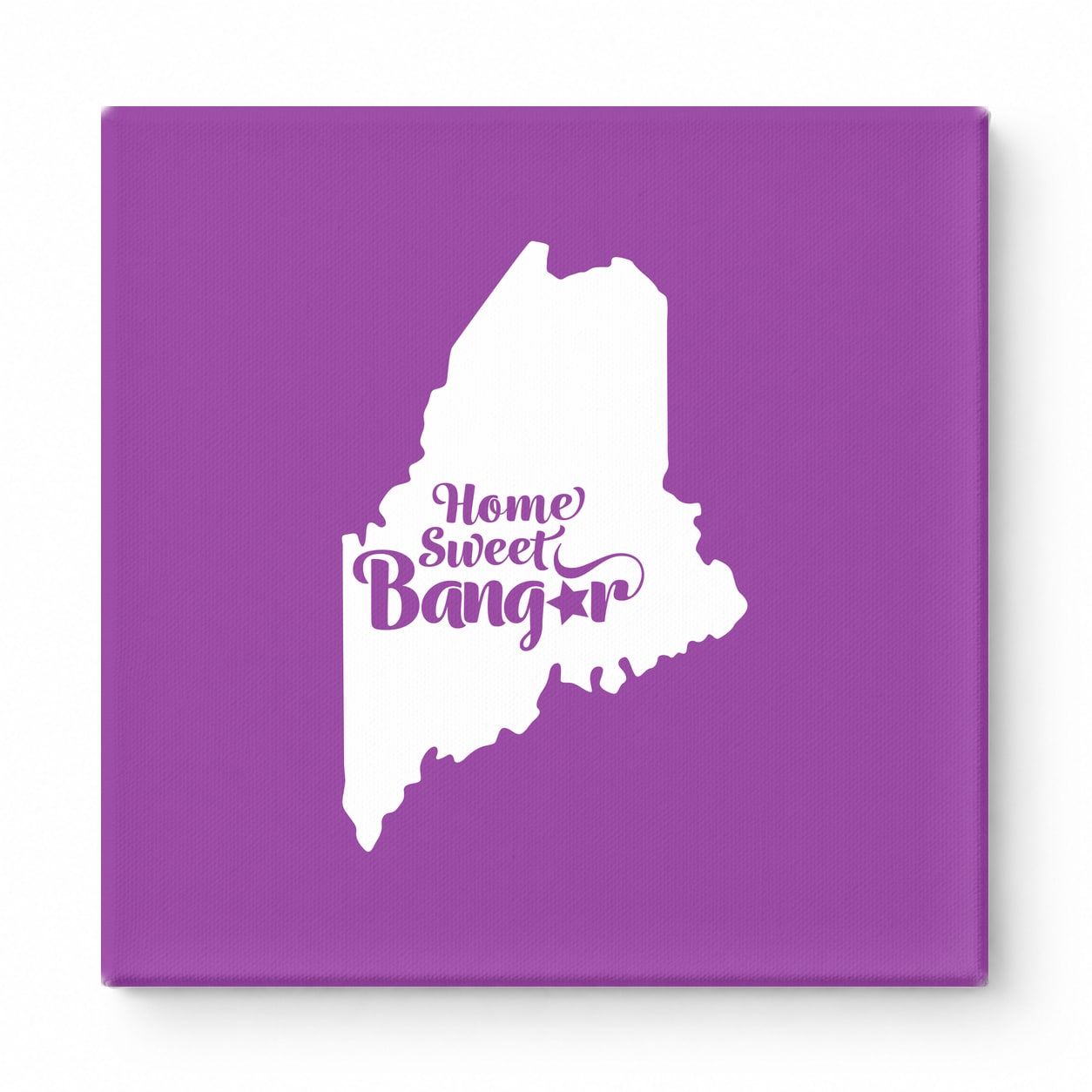 Home Sweet Bangor — Maine State Silhouette