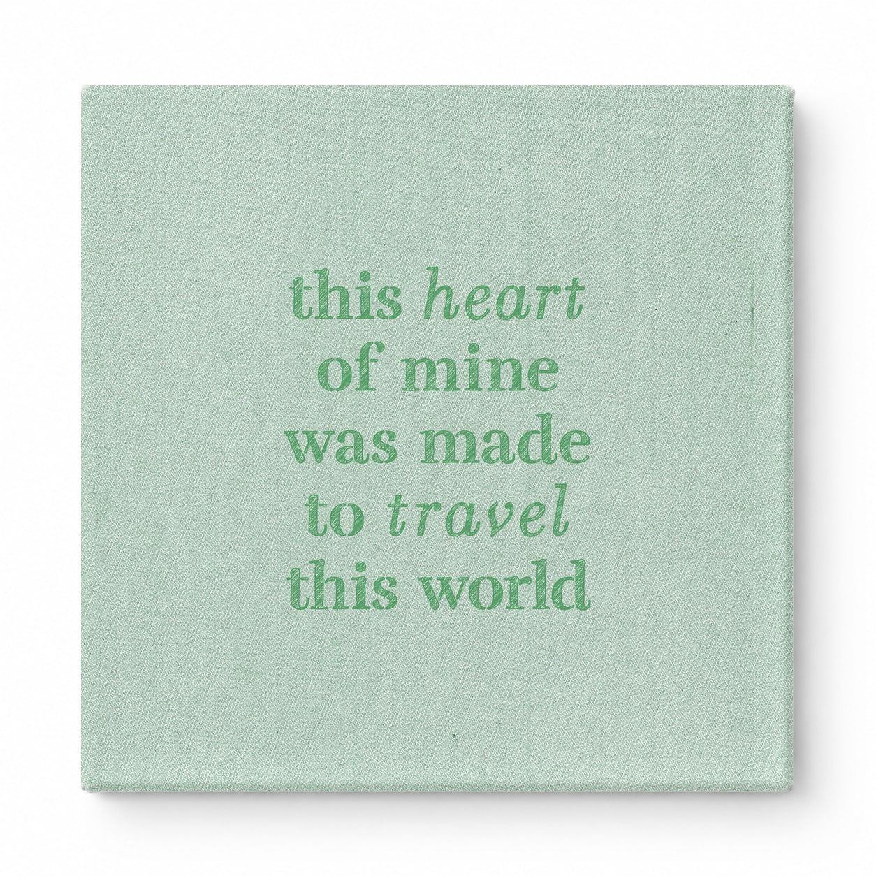 This Heart of Mine Was Made to Travel This World — Geometric Low-Poly