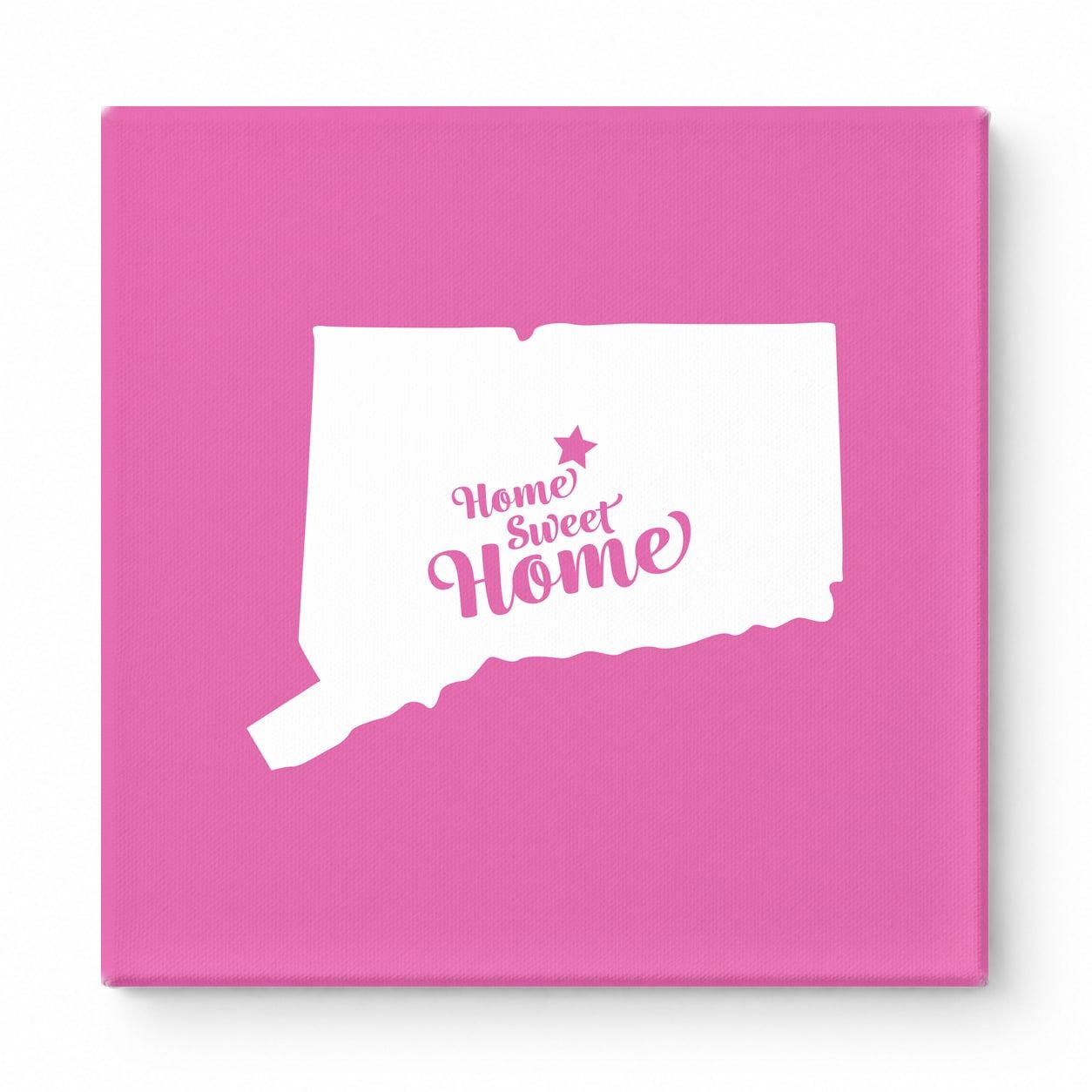 Home Sweet Hartford — Connecticut State Silhouette