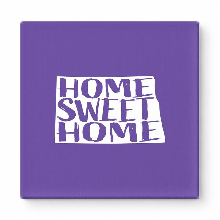 HOME SWEET HOME — North Dakota State Silhouette