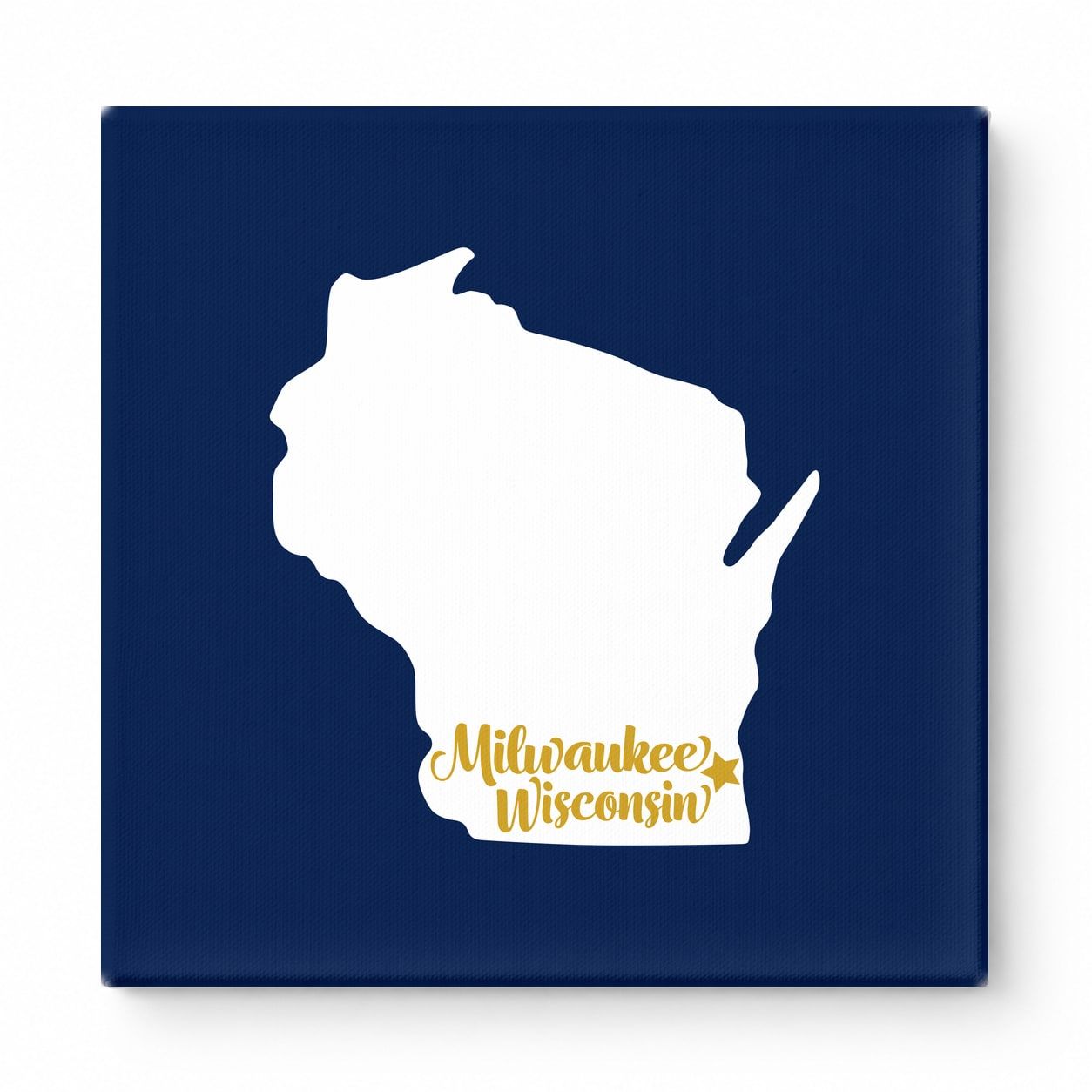 Home Sweet Milwaukee — Wisconsin State Silhouette