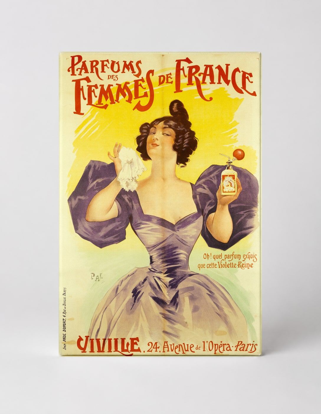 Parfums des Femmes de France 1900s – Belle Époque Vintage Poster Wall Art