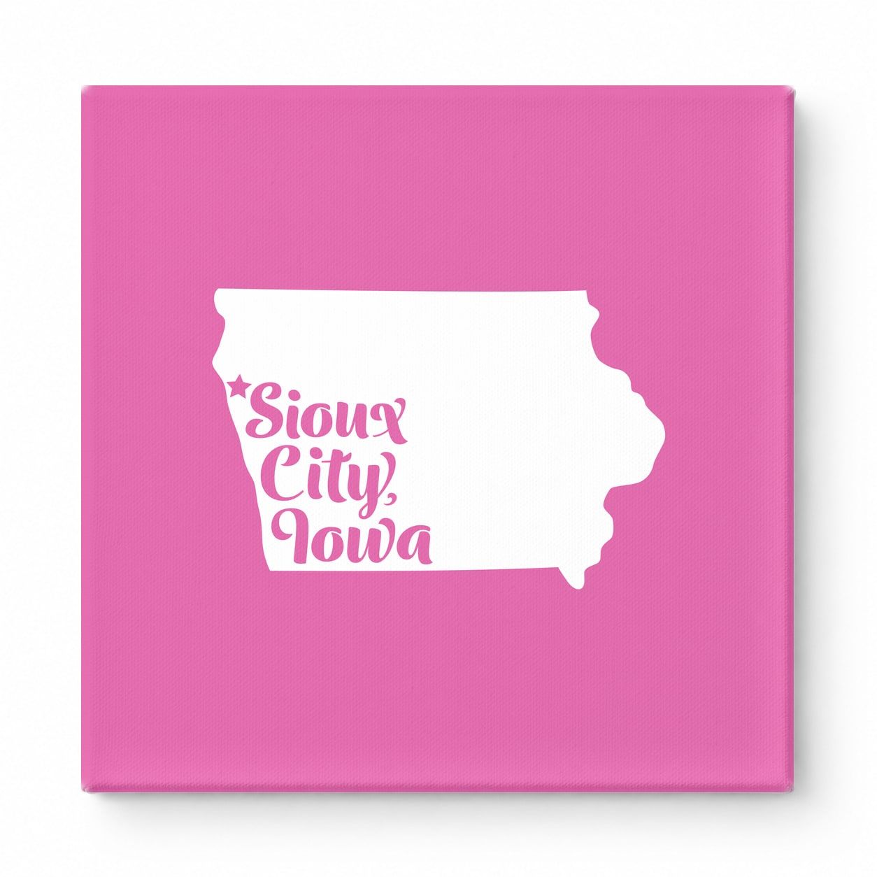 Home Sweet Sioux City — Iowa State Silhouette