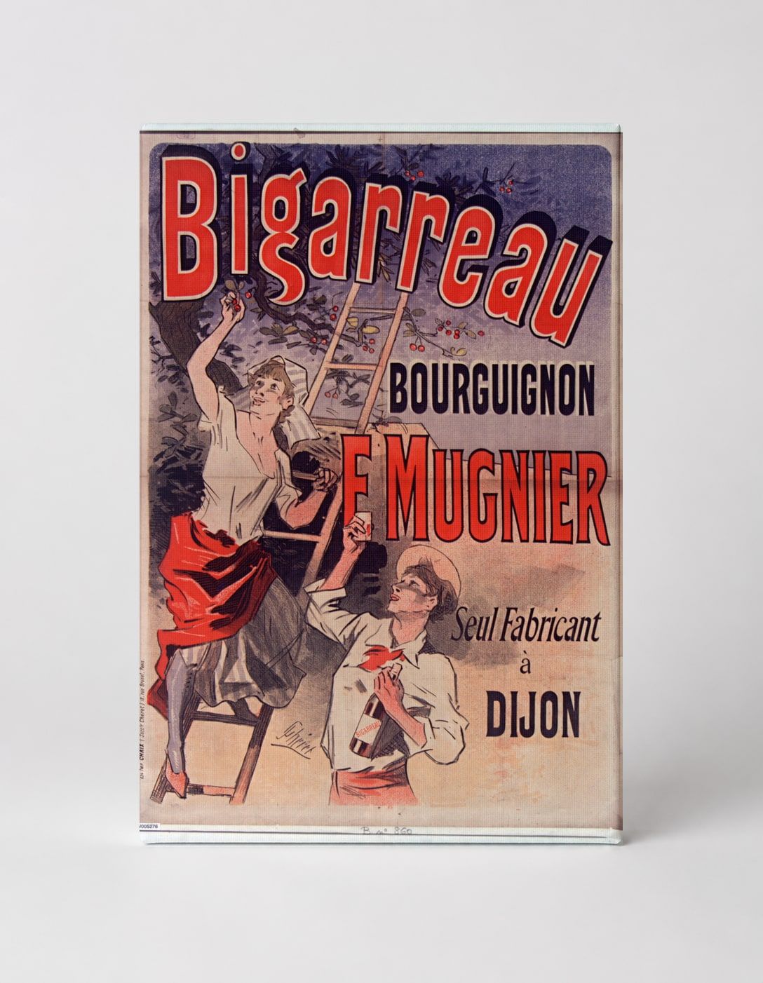 Bigarreau Bourguignon F. Mugnier 1890s - Belle Époque Vintage Poster Wall Art