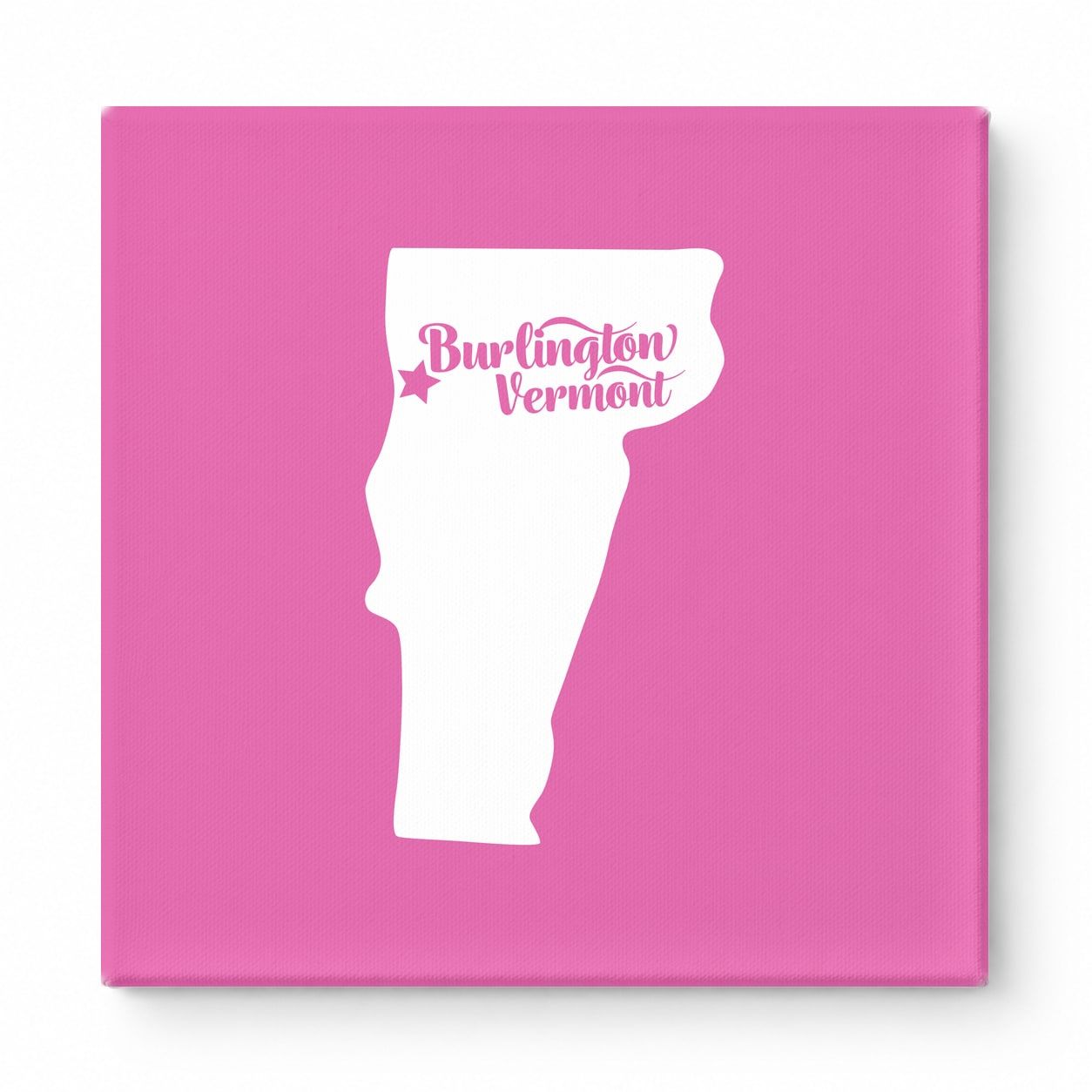 Home Sweet Burlington — Vermont State Silhouette