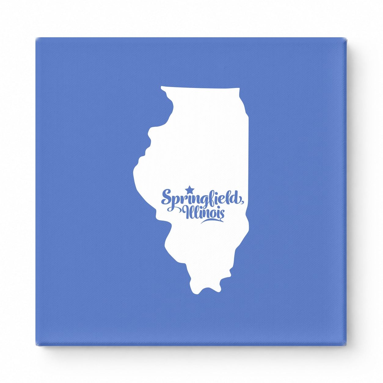 Home Sweet Springfield — Illinois State Silhouette