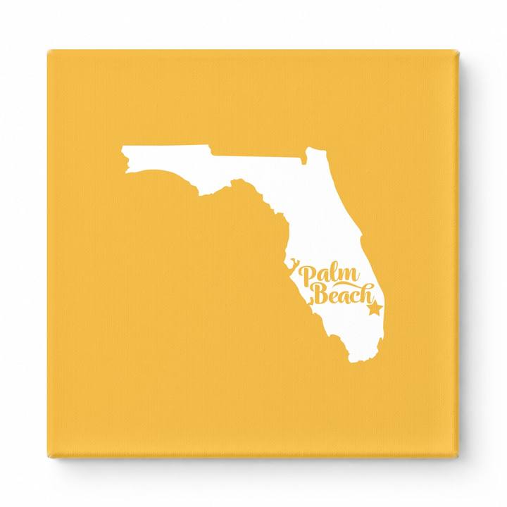 Home Sweet Palm Beach — Florida State Silhouette