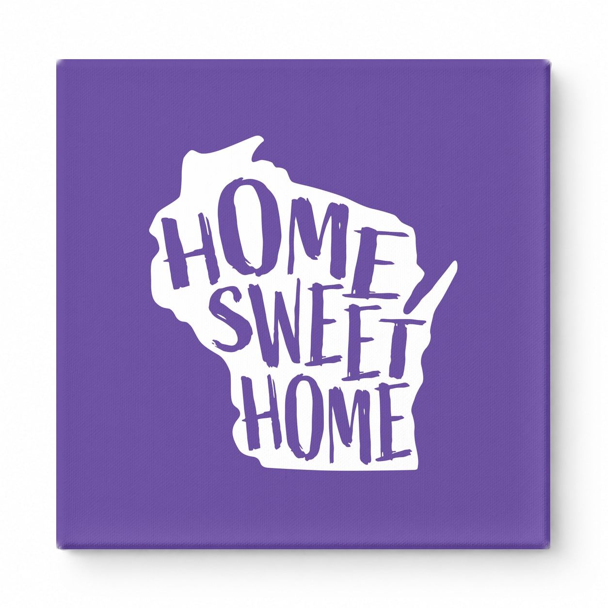 HOME SWEET HOME — Wisconsin State Silhouette