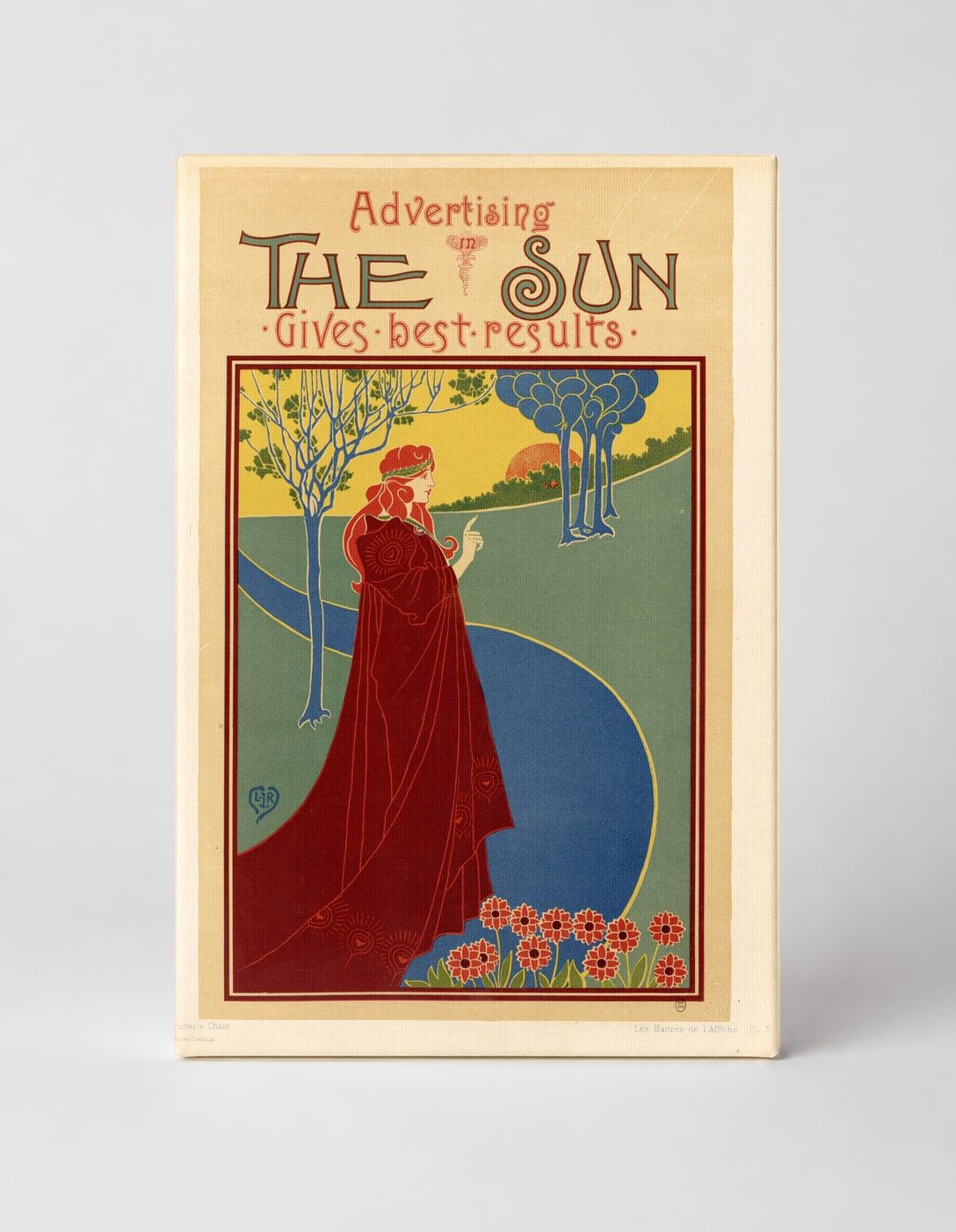 Advertising The Sun Gives Best Results 1895 - Art Nouveau Vintage Poster Wall Art