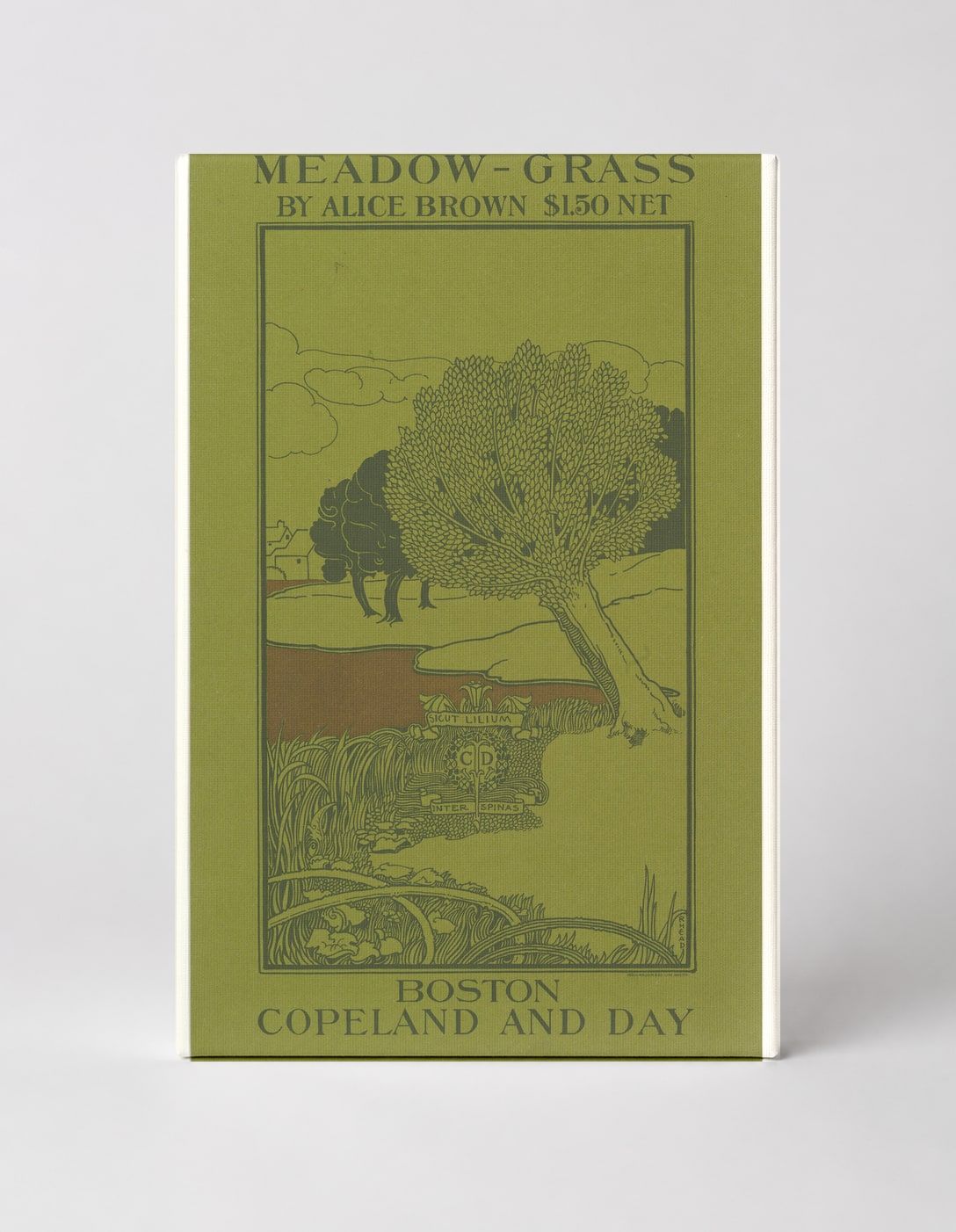 Meadow-Grass by Alice Brown 1895 - Arts & Crafts Vintage Book Poster Wall Art