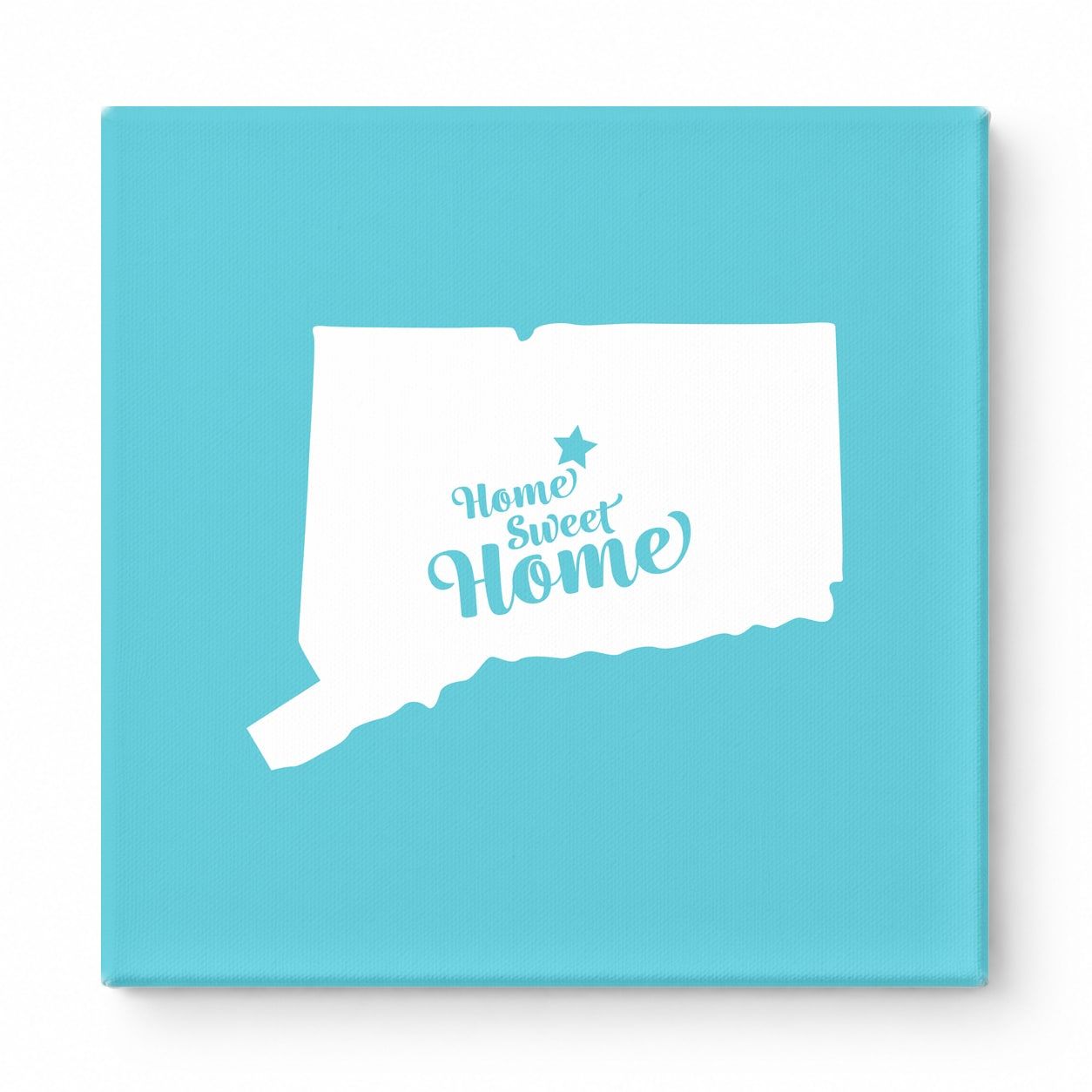 Home Sweet Hartford — Connecticut State Silhouette