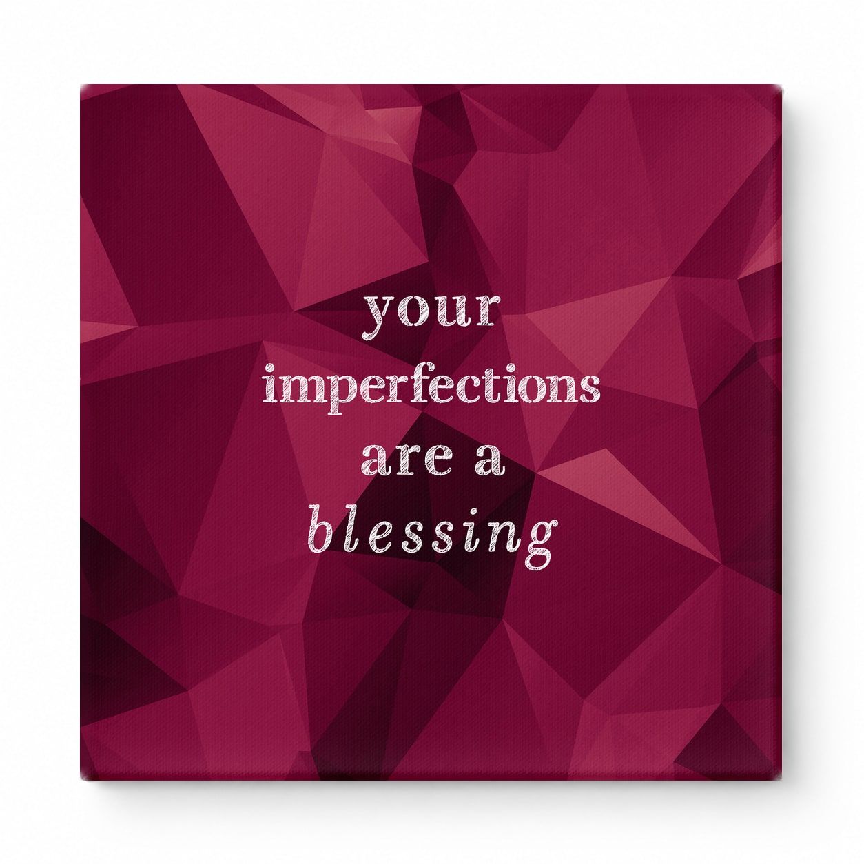 Your Imperfections Are a Blessing — Chalkboard Lettering