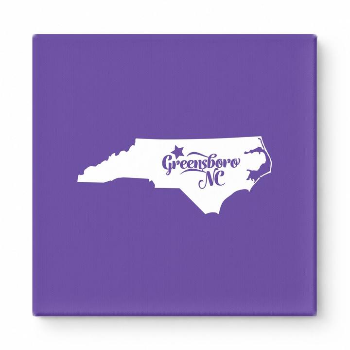 Home Sweet Greensboro — North Carolina State Silhouette