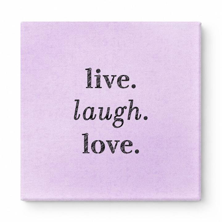 Live. Laugh. Love — Soft Watercolor Wash