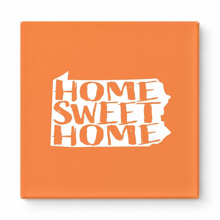 HOME SWEET HOME — Pennsylvania State Silhouette