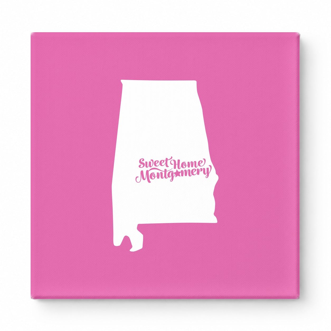 Home Sweet Montgomery — Alabama State Silhouette