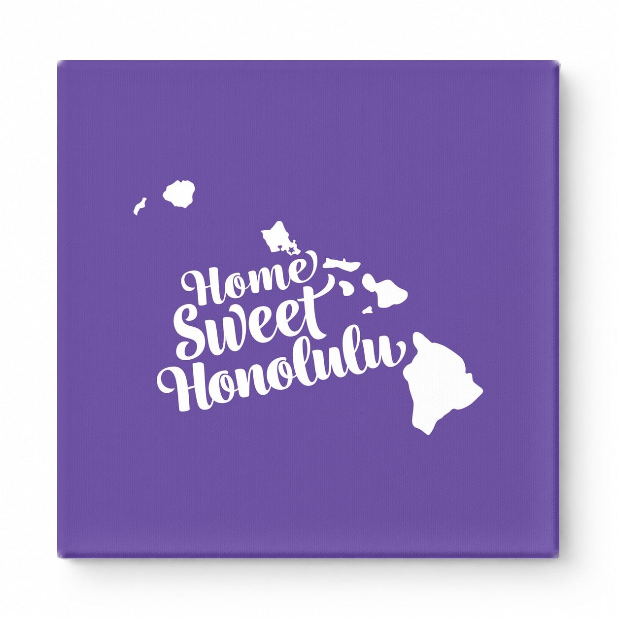 Home Sweet Honolulu — Hawaii State Silhouette
