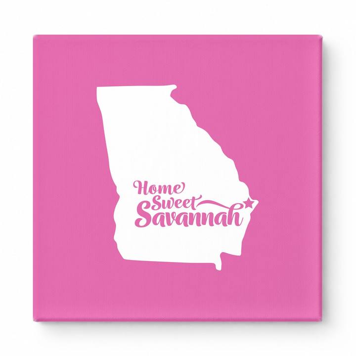 Home Sweet Savannah — Georgia State Silhouette