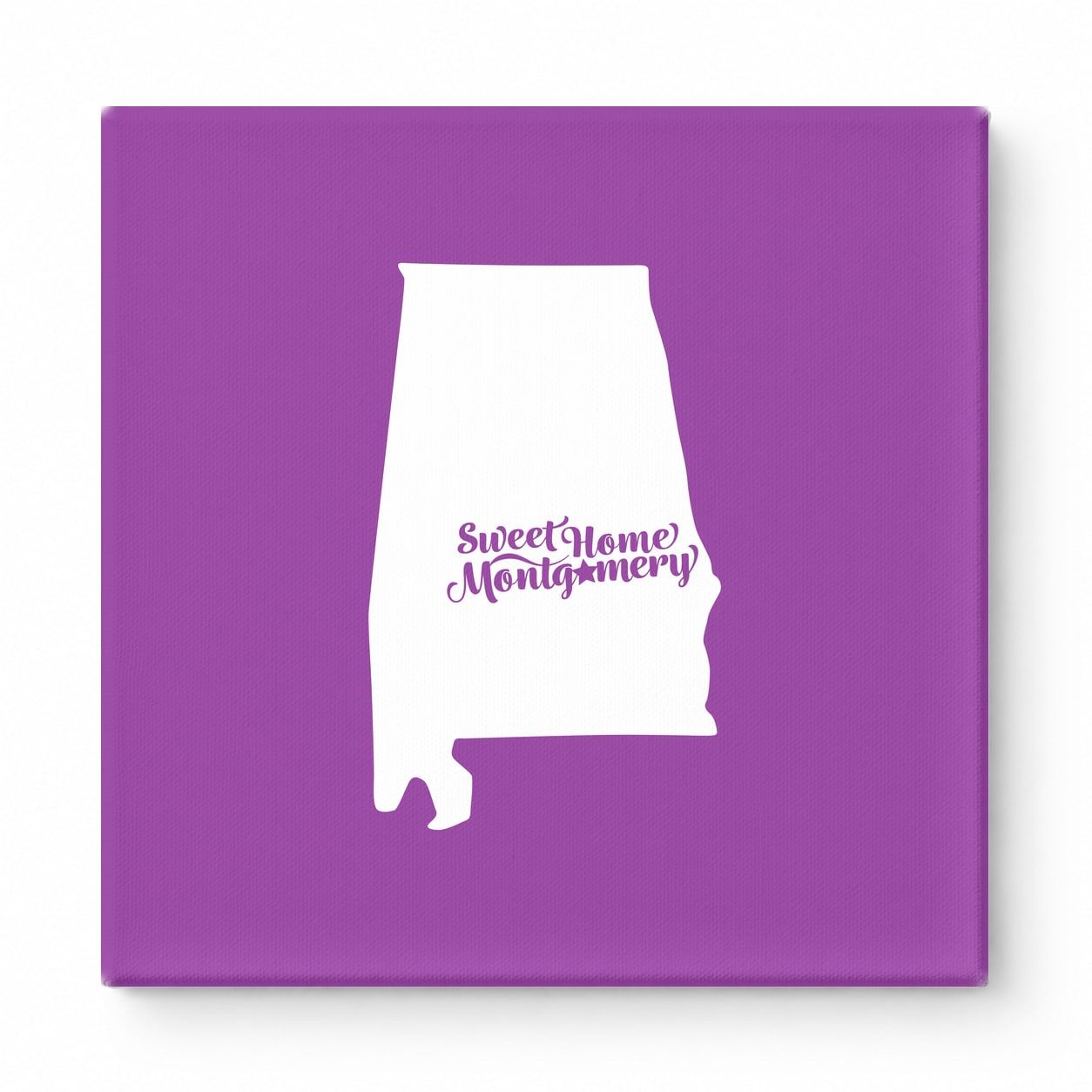 Home Sweet Montgomery — Alabama State Silhouette