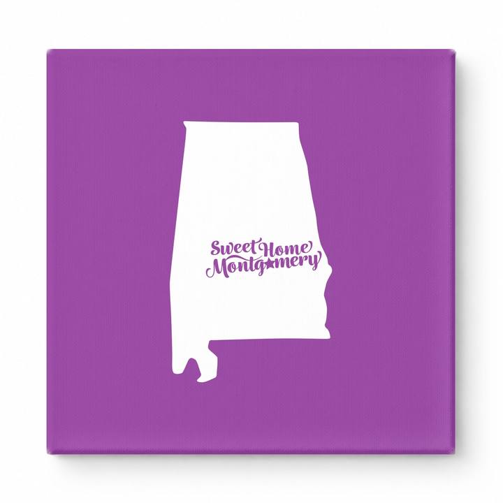 Home Sweet Montgomery — Alabama State Silhouette