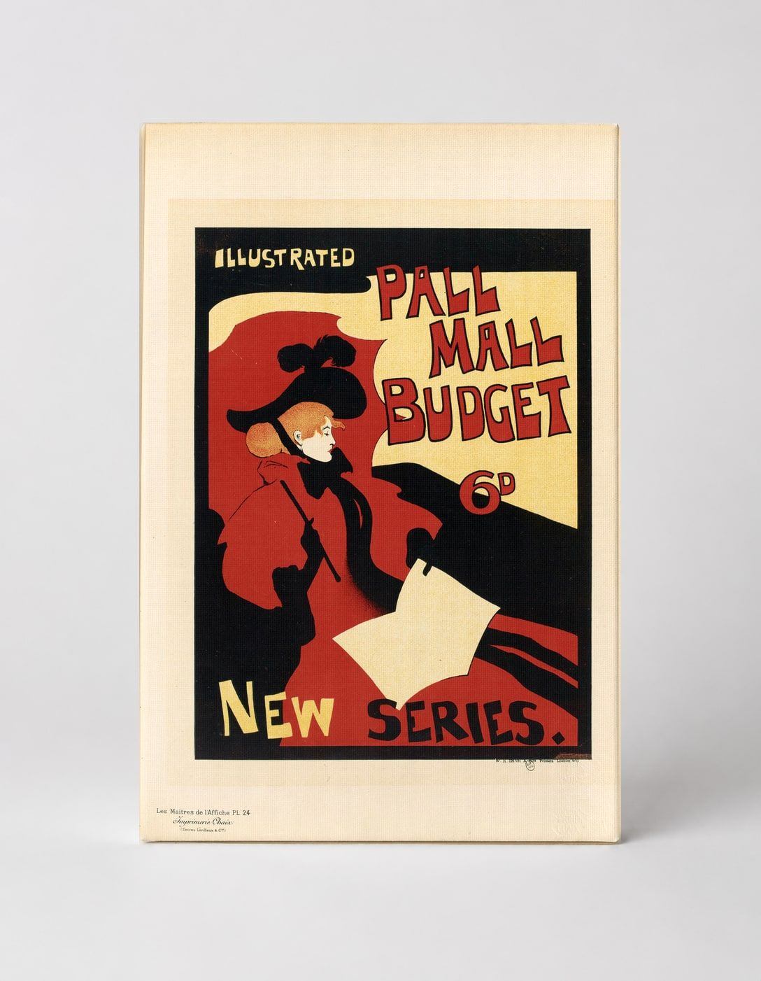 Illustrated Pall Mall Budget 1893 - Victorian Advertising Vintage Poster Wall Art