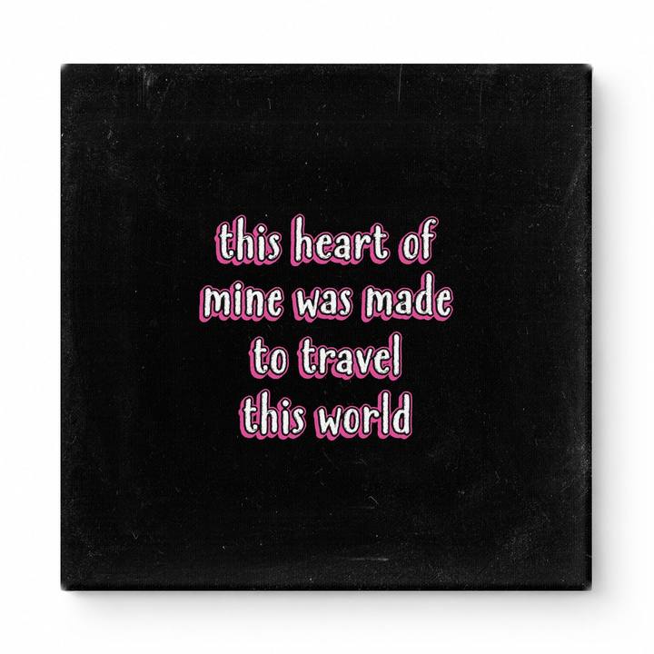 This Heart of Mine Was Made to Travel This World — Geometric Low-Poly