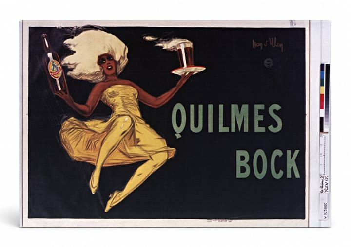 Quilmes Bock Beer Vintage Advertising Poster Canvas Wall Art