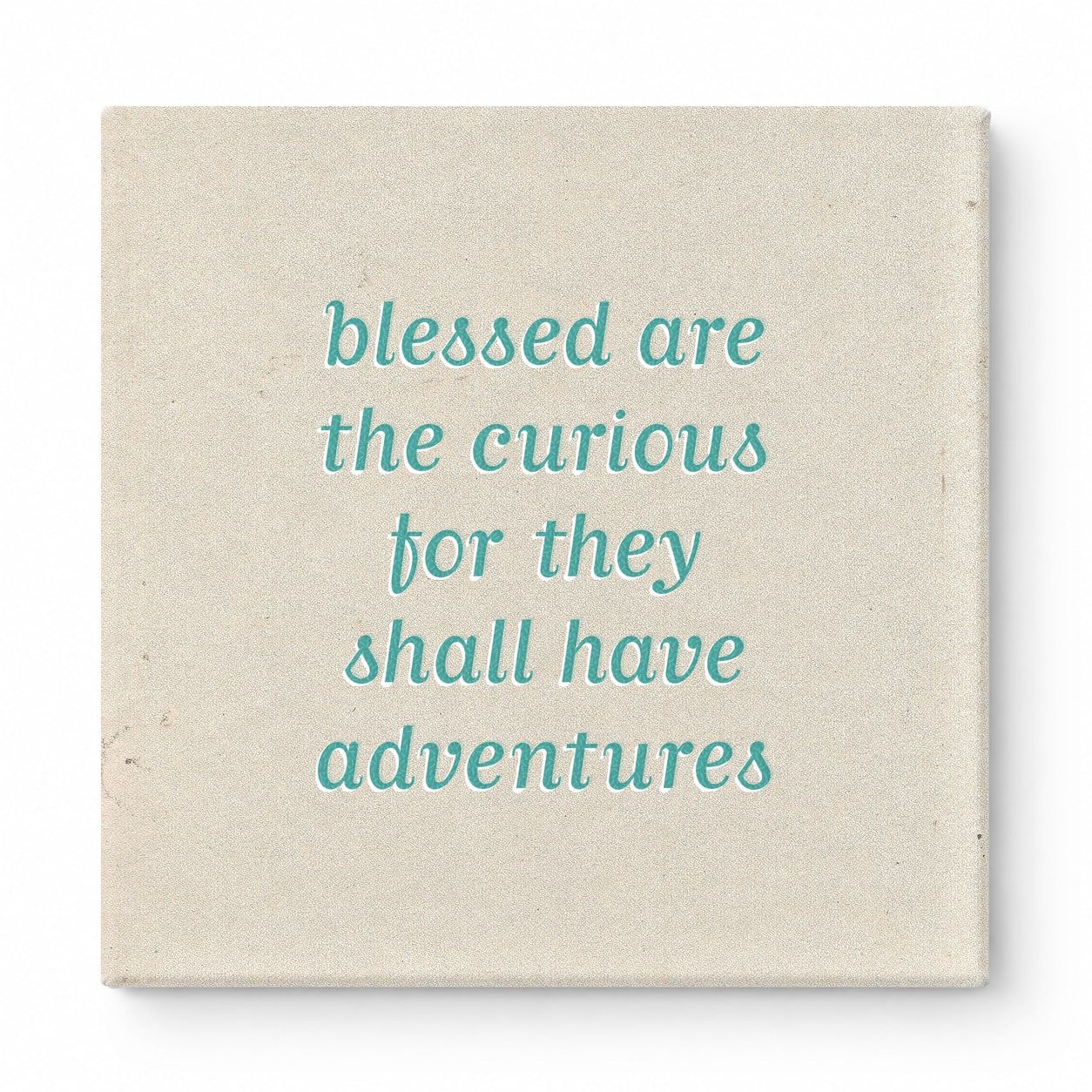Blessed Are the Curious for They Shall Have Adventures — Geometric Low-Poly