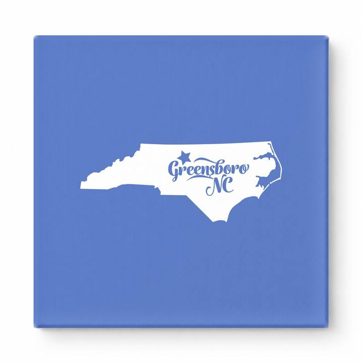 Home Sweet Greensboro — North Carolina State Silhouette