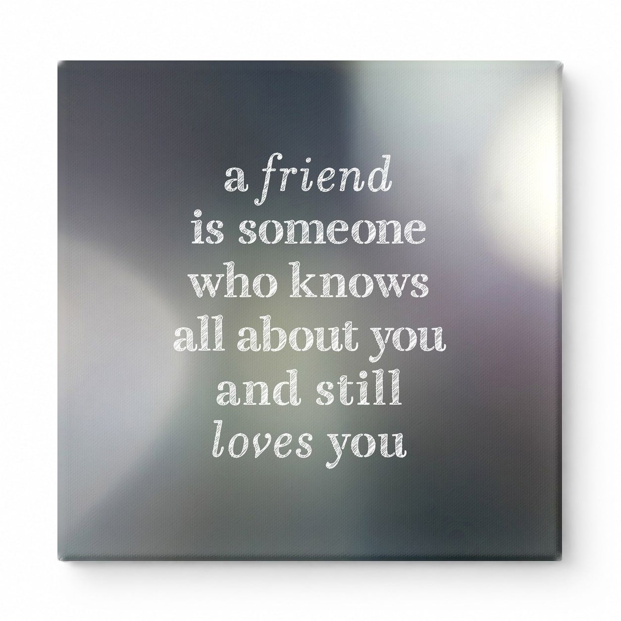A Friend Is Someone Who Knows All About You and Still Loves You — Geometric Low-Poly