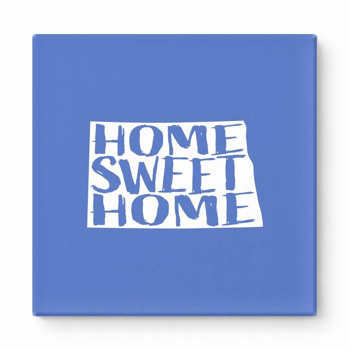 HOME SWEET HOME — North Dakota State Silhouette
