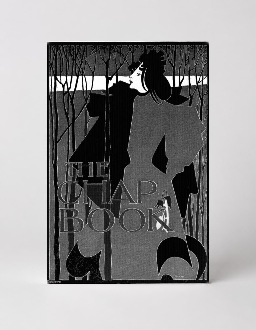 The Chap-Book Vintage Literary Poster - Art Nouveau Canvas Wall Art