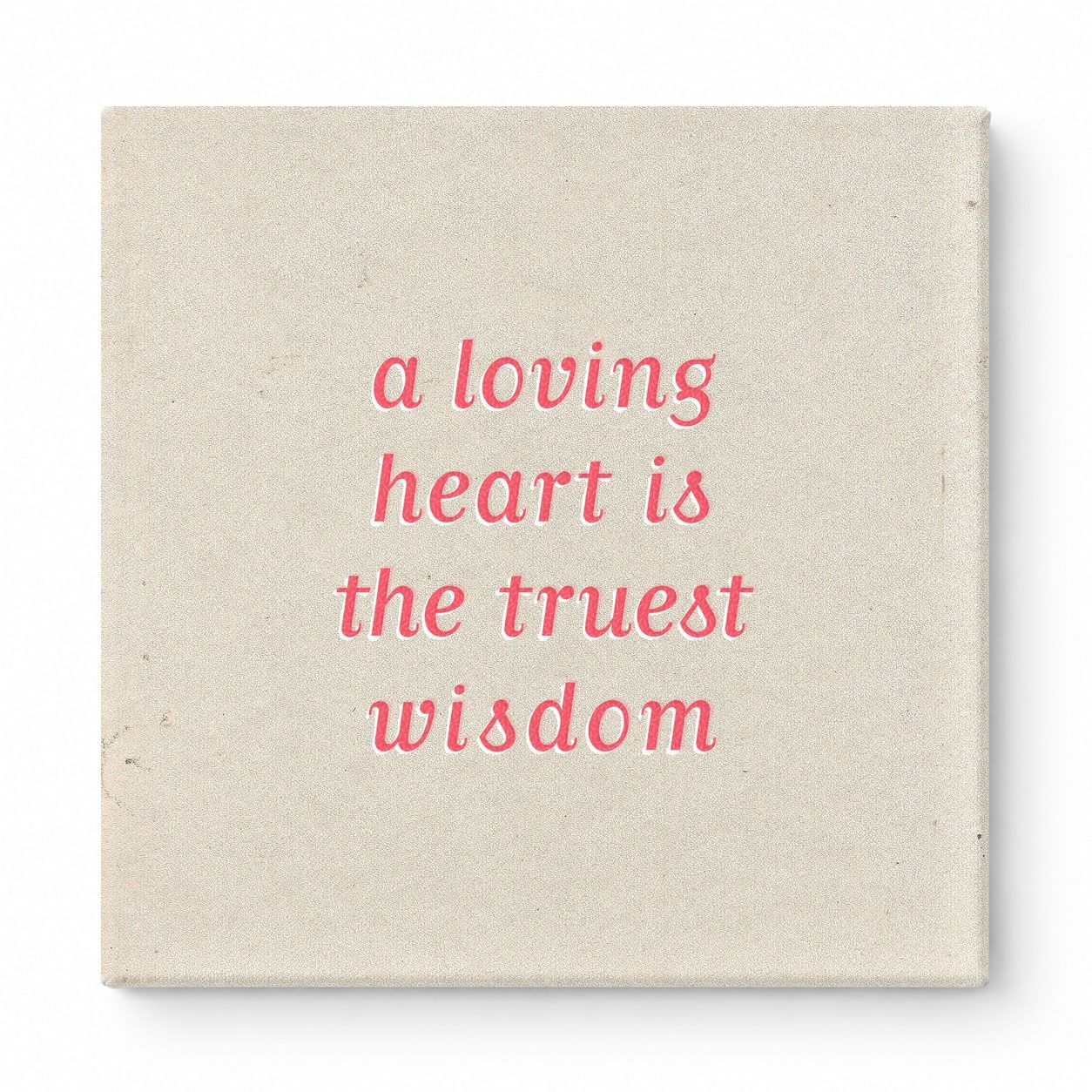 A Loving Heart Is the Truest Wisdom — Geometric Low-Poly