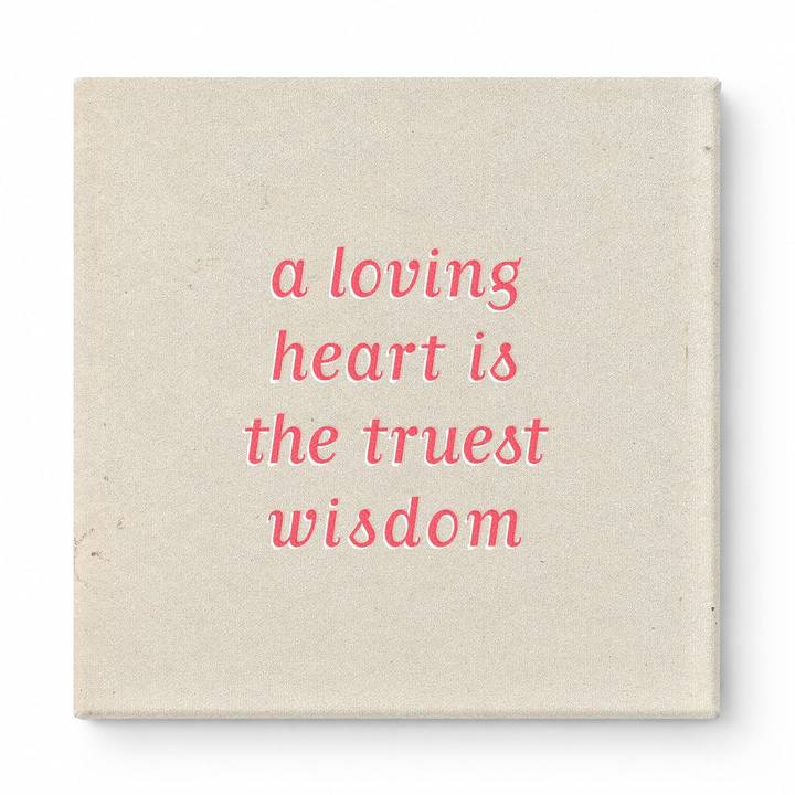A Loving Heart Is the Truest Wisdom — Geometric Low-Poly