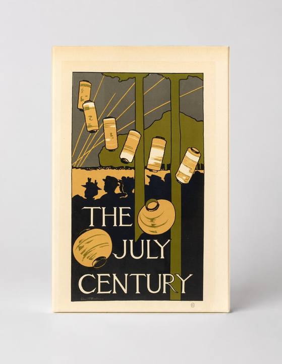 The July Century 1896 - American Art Nouveau Vintage Poster Wall Art