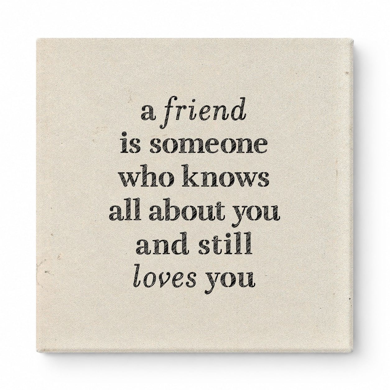 A Friend Is Someone Who Knows All About You and Still Loves You — Geometric Low-Poly