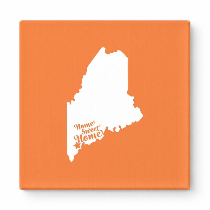 Home Sweet Portland — Maine State Silhouette