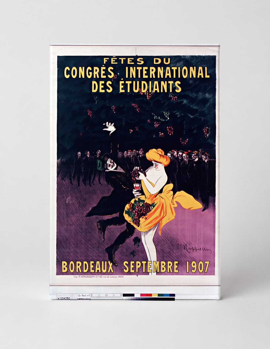 Fêtes du Congrès International des Étudiants 1907 - Belle Époque Vintage Poster Wall Art