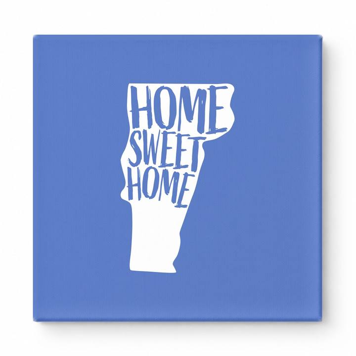 HOME SWEET HOME — Vermont State Silhouette