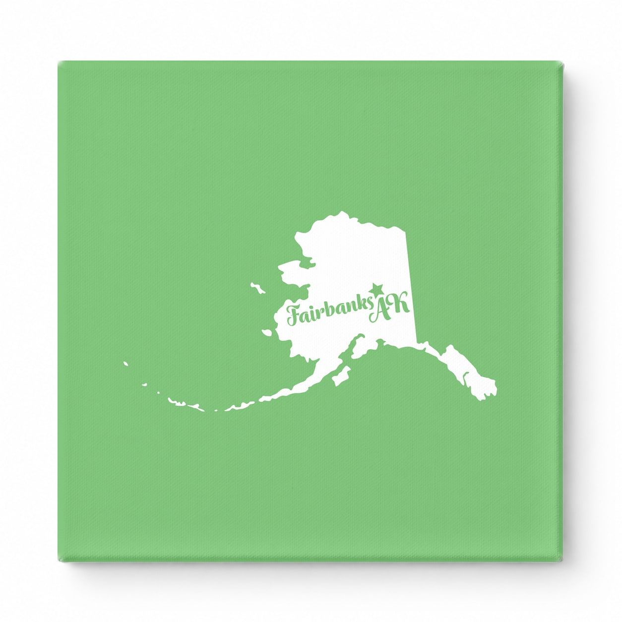 Home Sweet Fairbanks — Alaska State Silhouette