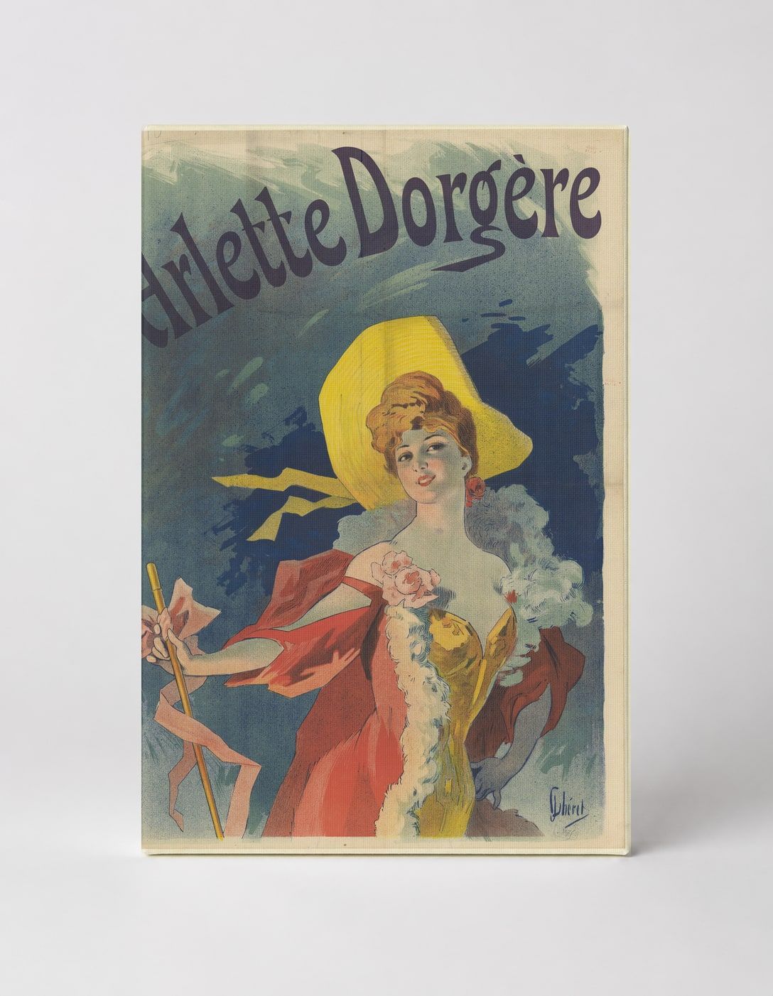 Arlette Dorgère Vintage Belle Époque Poster Canvas Wall Art