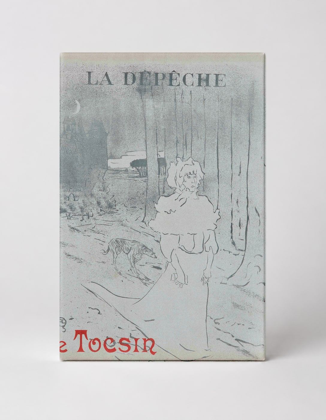 La Dépêche Le Tocsín 1890s - Belle Époque Vintage Poster Wall Art