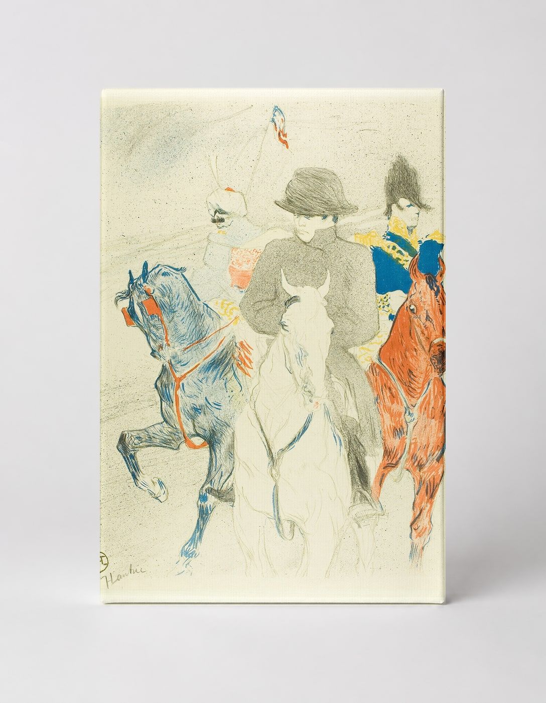 Napoléon 1895 - Belle Époque Equestrian Vintage Poster Canvas Wall Art