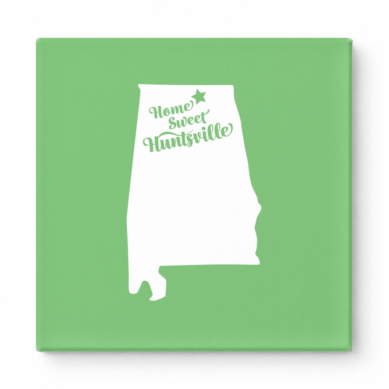 Home Sweet Huntsville — Alabama State Silhouette