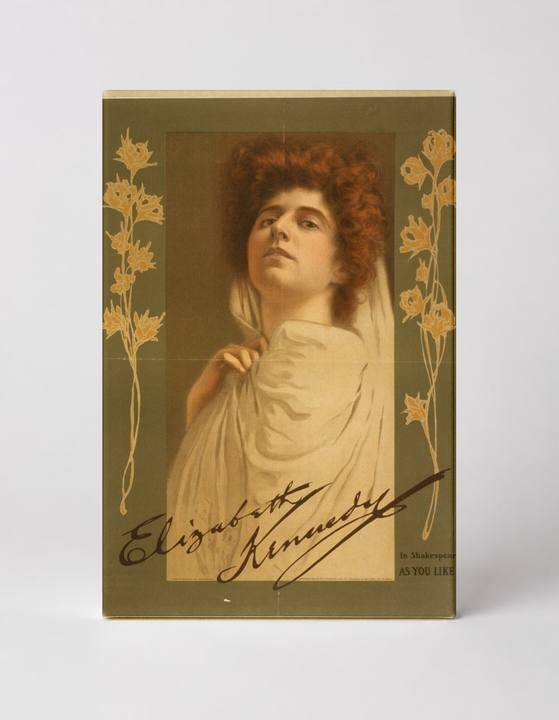 Elizabeth Kennedy As You Like It 1900s - Vintage Theatre Poster Wall Art