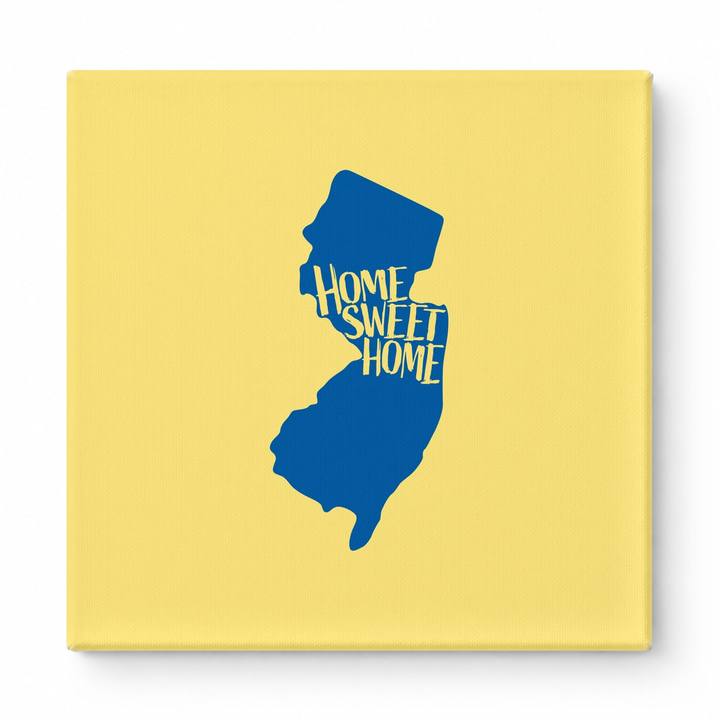 HOME SWEET HOME — New Jersey State Silhouette
